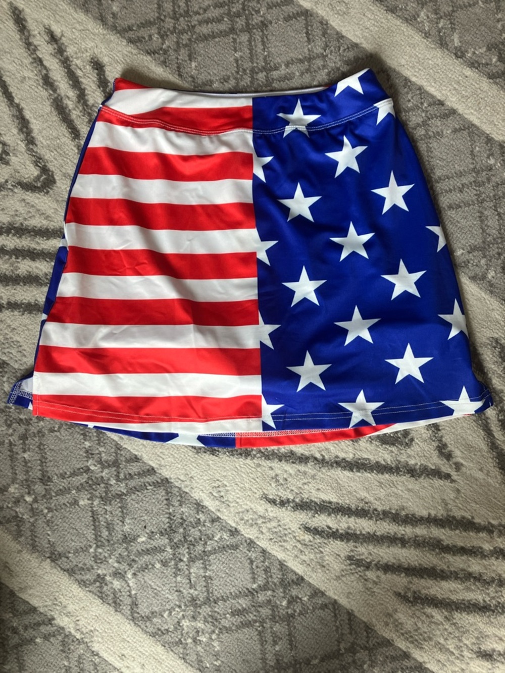 NWT American Flag Athletic Skort